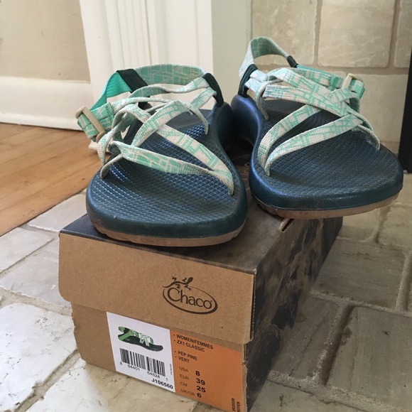 Chaco Shoes - Chacos Mint Green Like New 8